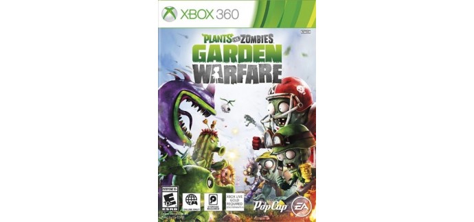 Instant Gaming: Jeu Xbox 360 Plants vs Zombies Garden Warfare à 16,99€ au lieu de 30€