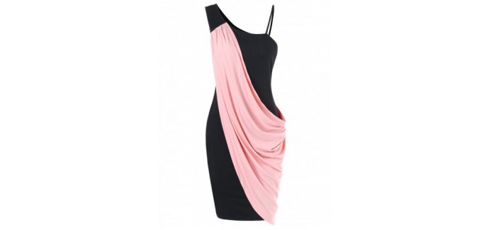 Rosegal: Mini-robe de Soirée à une Epaule et Superposée à 12,61€ au lieu de 27,28€