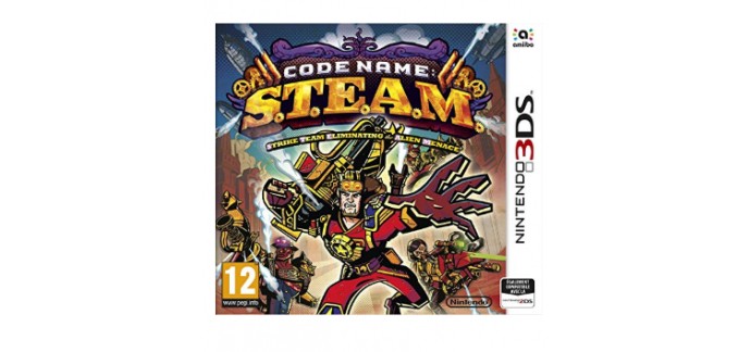 CDKeys: Jeu Nintendo 3DS Code Name: S.T.E.A.M. à 22,79€ au lieu de 45,59€