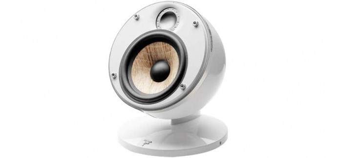 EasyLounge: Enceinte satellite Focal Dôme Flax blanche à 246€ au lieu de 315€