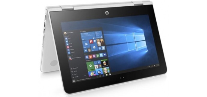 Hewlett-Packard (HP): PC Portable - HP x360 11-ab012nf Blanc, à 349€ au lieu de 429€