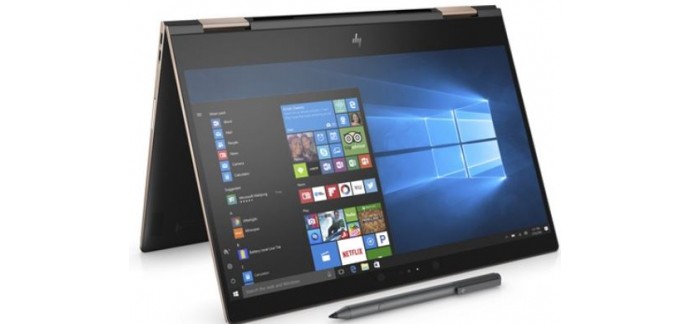 Hewlett-Packard (HP): PC Portable - HP Spectre x360 13-ae001nf Argent Cendré, à 1229€ au lieu de 1399€