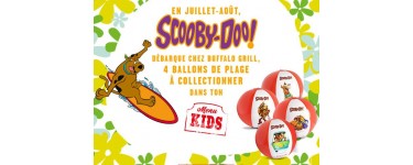 Buffalo Grill: Cadeau ballon Scooby-Doo dans les menus enfants