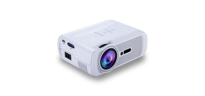 La Redoute: Mini vidéoprojecteur portable LED 1000 Lumens HD Carte SD USB à 134,89€ au lieu de 244,99€