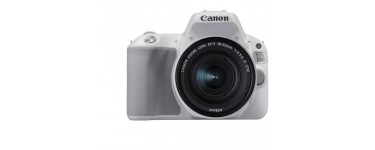 Canon: Appareil Photo WiFi - CANON EOS 200D Blanc + Objectif EF-S 18-55mm, à 603,99€ au lieu de 653,99€