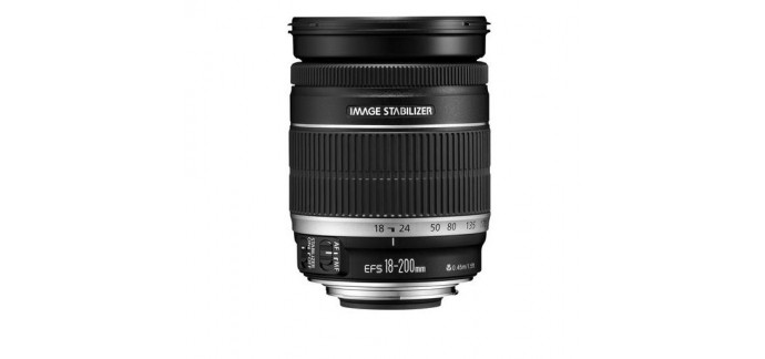 Canon: Objectif pour Appareil Photo - CANON EF-S 18-200mm f/3.5-5.6 IS, à 499,99€ au lieu de 599,99€