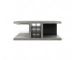 Alinéa: Hilo Table basse/bar revêtement effet béton à 192€ au lieu de 240€