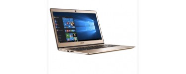 TopAchat: PC Portable - ACER Swift 1 SF113-31-C74M Or, à 284,91€ au lieu de 299,9€