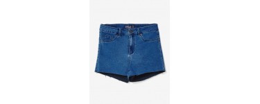 Jennyfer: short en jean push-up bleu foncé à 6,99€ au lieu de 15,99€