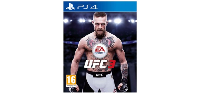 Micromania: Jeu PS4 EA Sports UFC 3 à 49,99€ au lieu de 69,99€