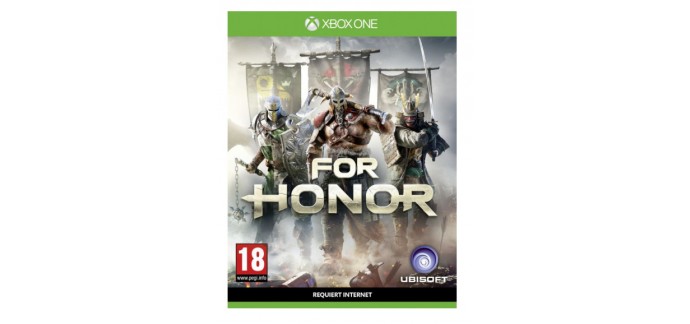 Maxi Toys: Jeu Xbox One For Honor à 15,99€ au lieu de 19,99€