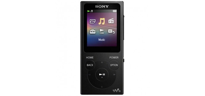 Rue du Commerce: Lecteur MP3 Sony NWE393B noir 4GO à 72,99€ au lieu de 89,90€