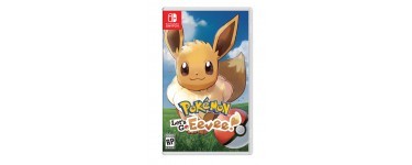 Zavvi: Jeu Nintendo Switch Pokemon Let's Go! Évoli à 54,99€ au lieu de 69,59€