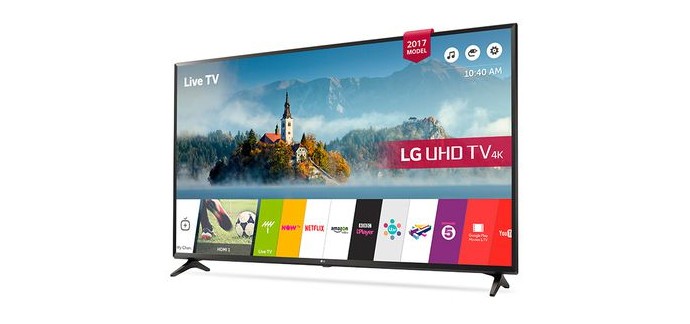 Auchan: Smart TV LED LG 55UJ630V 4K UHD 55"/138 cm HDR à 599€ au lieu de 699€