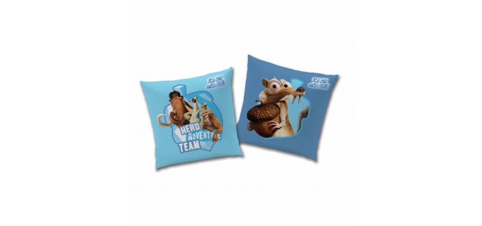 3 Suisses: Coussin carré L'âge des Glaces à 3€ au lieu de 14,99€