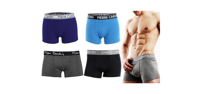 Groupon: Pack de 6 boxers sans couture et coton Pierre Cardin