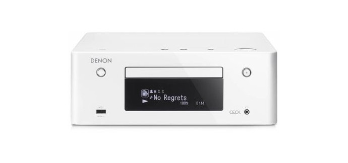 Cobra: Micro-chaîne connectée Denon Ceol DCD-N9 blanc (bloc seul) à 379€ au lieu de 499€
