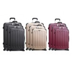 Groupon: Set 3 valises en ABS, 4 roues multi directionnelles à 79,90€ au lieu de 599€
