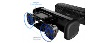 Amazon: Haut-parleurs Bluetooth Cowin 6110 Haut-Parleur Portable sans Fil à 36,99€ au lieu de 182,71€