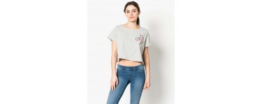 GÉMO: Tee-shirt crop à manches courtes à 3,99€ au lieu de 9,99€