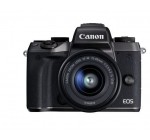 Canon: Appareil Photo - CANON EOS M5 + Objectif EF-M 15-45mm f/3.5-6.3, à 749,99€ au lieu de 1099,99€