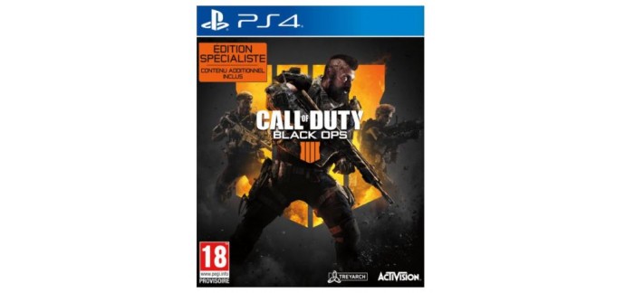 Micromania: [Précommande] Jeu PS4 - Call Of Duty Black Ops III Specialist Edition, à 69,99€ +Accès à Beta Privée
