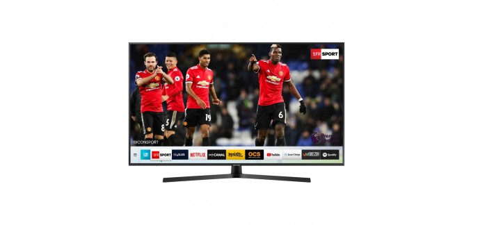 Webdistrib: Téléviseur Samsung UE43NU7405 noir à 680,09€ au lieu de 749€