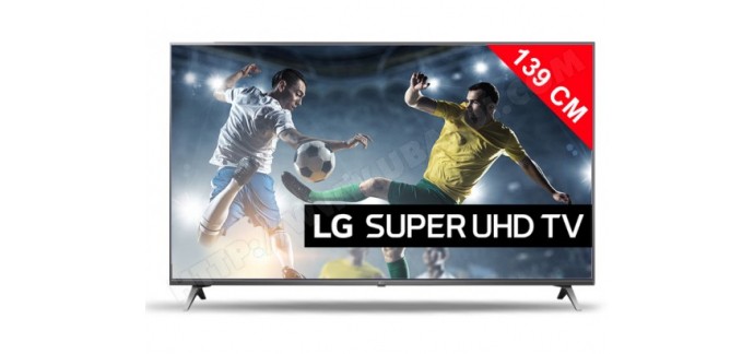 Ubaldi: TV LED 4K  LG 139 cm 55SK8000 à 799€ au lieu de 1399€