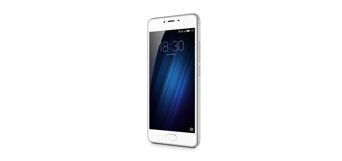 GrosBill: Smartphone MEIZU M3s Silver/White 16GO à 118,30€ au lieu de 169€