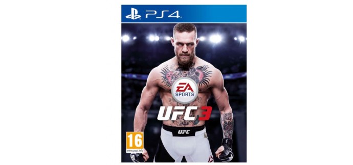 Zavvi: Jeu PS4 - UFC 3, à 40,99€ au lieu de 69,99€