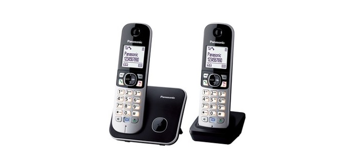 Mistergooddeal: Téléphone sans fil Panasonic TG6812 à 44,29€ au lieu de 62,99€