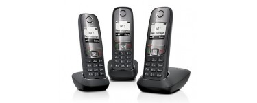 Mistergooddeal: Téléphone sans fil Gigaset AS415 Trio noir à 69,99€ au lieu de 91,52€