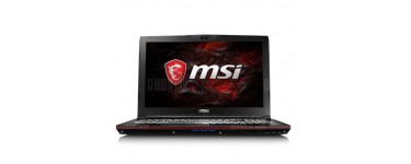 GearBest: PC Portable Gamer - MSI GP62M 7RE 817CN Gaming Laptop Black, à 660,66€ au lieu de 1193,89€