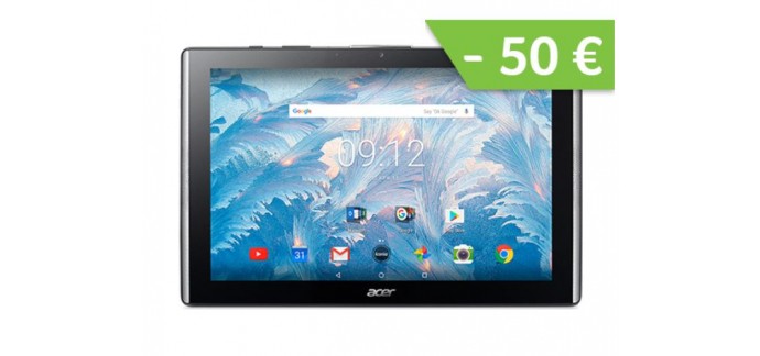 Acer: Tablette PC - ACER Iconia One 10 B3-A40 32 Go Noir, à 139,9€ au lieu de 189,9€