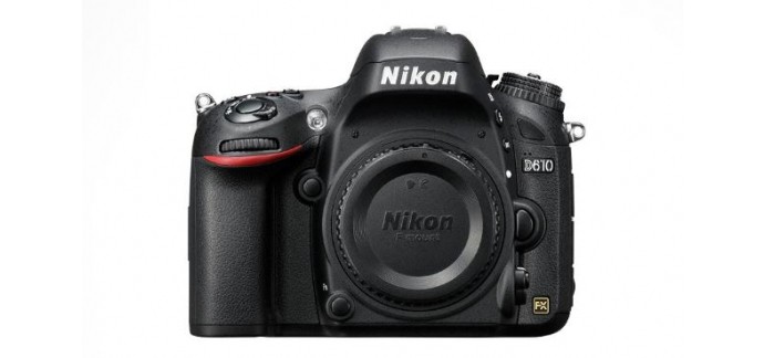 Nikon: Boîtier Appareil Photo - NIKON D610, à 1049€ au lieu de 1599€