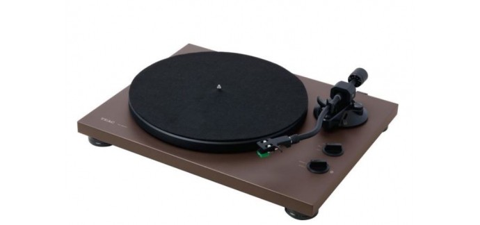 Son-Vidéo: Platine Vinyle USB - TEAC TN-400BT Marron, à 259€ au lieu de 299€