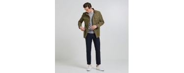 Jules: Parka homme type reporter kaki d'une valeur de 24€ au lieu de 79,99€