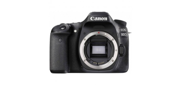 La Redoute: 100€ remboursés pour l'achat de cet appareil photo Reflex CANON EOS 80D