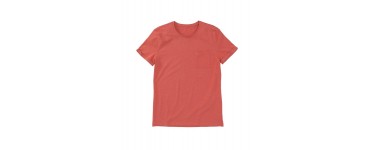 HEMA: T-shirt homme - rouge à 7€ au lieu de 10€