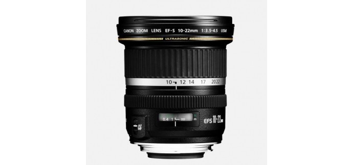 Canon: Objectif Appareil Photo - CANON EF-S 10-22mm f/3.5-4.5 USM, à 699,99€ au lieu de 549,99€