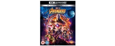 Zavvi: 4K UHD BluRay - Avengers Infinity War, à 28,99€ au lieu de 42,99€