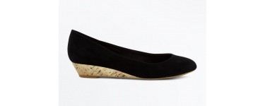New Look: Chaussures confortables suédine à petits talons compensés noir d'une valeur de 13€ au lieu de 27,99€