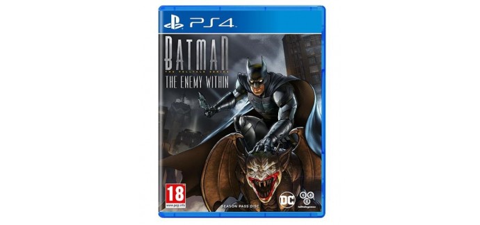 E.Leclerc: Jeu PS4 - Batman: A Telltale Series 2 L'ennemi Intérieur, à 19,99€ au lieu de 24,99€