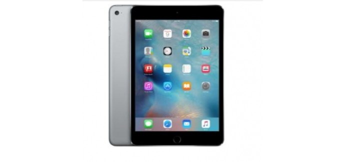 Pixmania: Tablette PC - APPLE iPad Mini 4 128 Go Gris, à 269€ au lieu de 459€