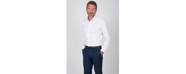 Father & Sons: Chemise blanche homme imprimé floral d'une valeur de 39,90€ au lieu de 69,90€