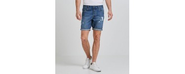 Jules: Bermuda homme en denim et destroys d'une valeur de 18€ au lieu de 35,99€