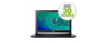 Acer: PC Portable - ACER Aspire 7 A717-72G Noir, à 999€ au lieu de 1099€