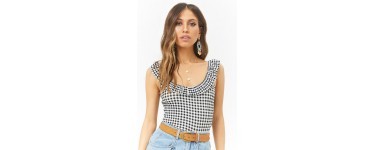 Forever 21: Body à imprimé vichy à 6€ au lieu de 13€