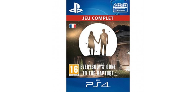 Playstation Store: Jeu PS4 Everybody’s Gone to the Rapture à 4,99€ au lieu de 19,99€