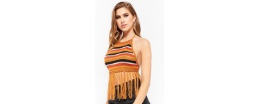 Forever 21: Top dos nu rayé à 8€ au lieu de 16€